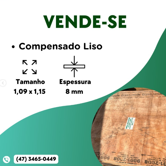 Venda de Compensado Liso